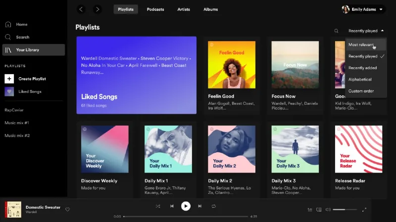 스포티파이 (Spotify) - 주요 기능